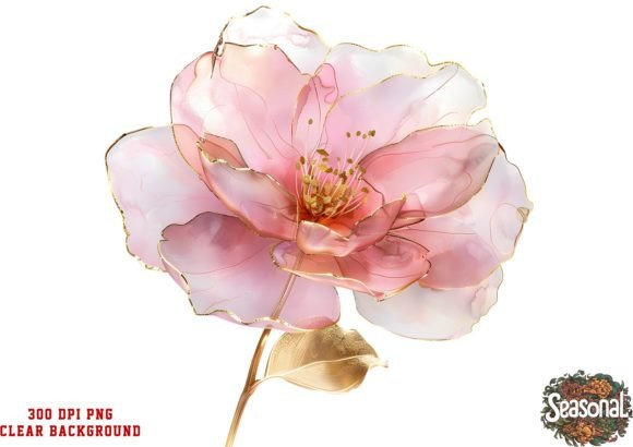 Download Elegant Pink Wedding Flower Clipart - Pink Collection