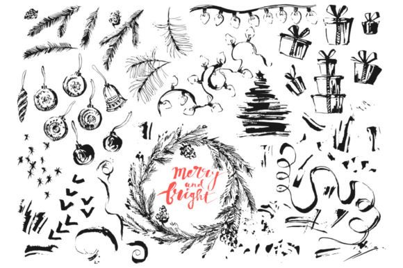 Download Winter Holiday Decor Set - Holiday decor Collection