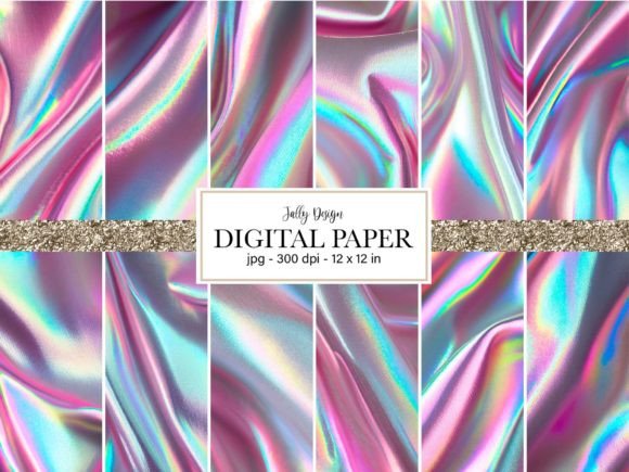 Download Iridescent Silver and Pink Fabric Paper - Pink Collection