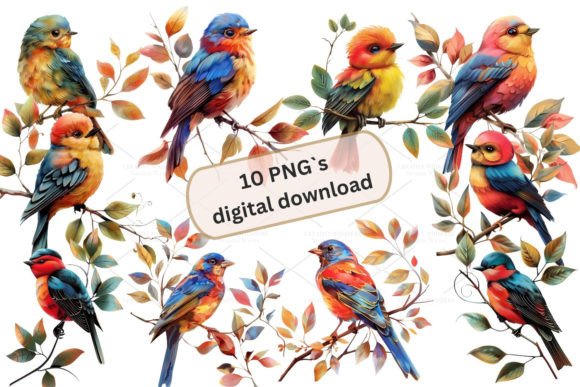 Download Bird Illustration Clipart, PNG 4S-3 - Bird illustration Collection