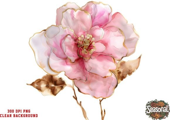 Download Elegant Pink Wedding Flower Clipart - Pink Collection